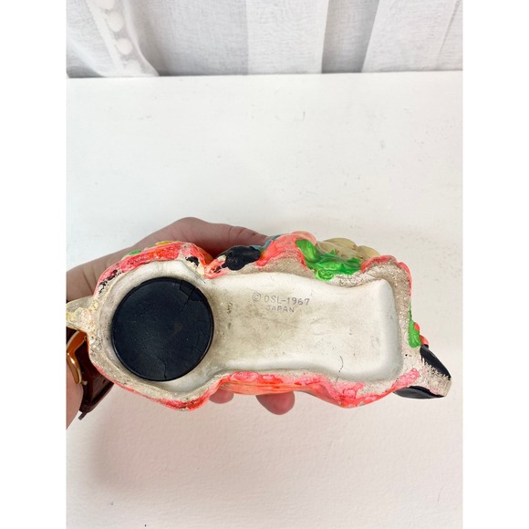 Vintage 1967 Holiday Fair Chalkware Dog Coin Bank - Picture 9 of 9